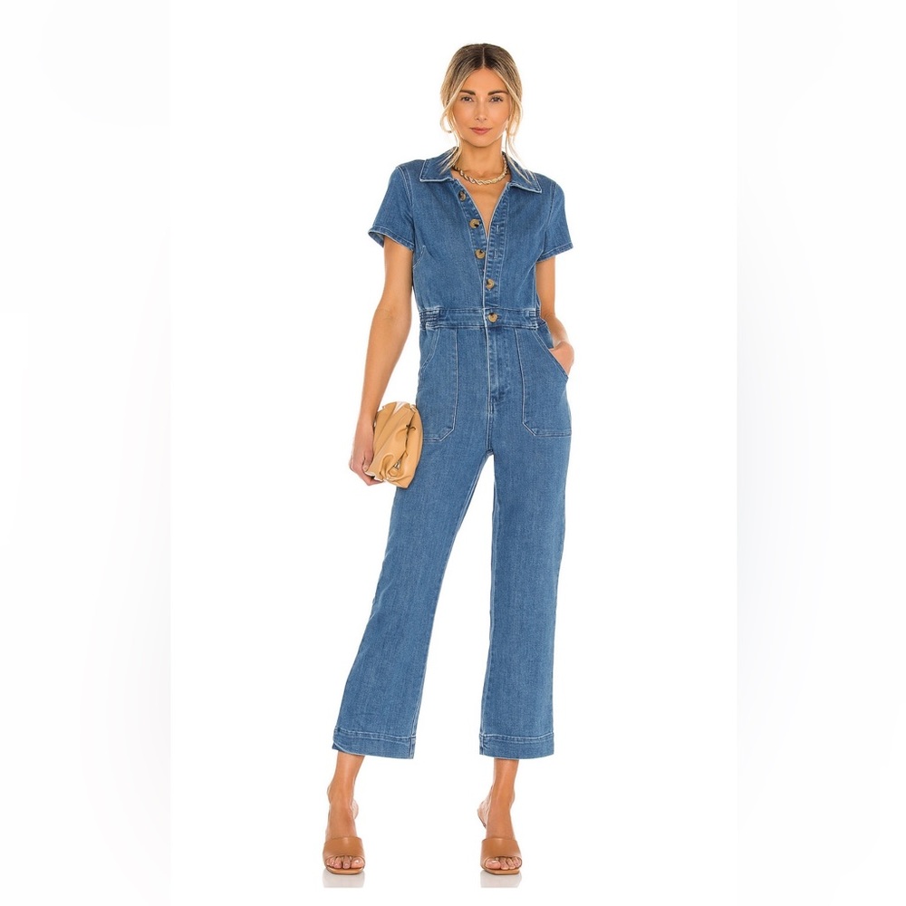 COPY - Show Me Your Mumu Emery Denim Jumpsuit - S